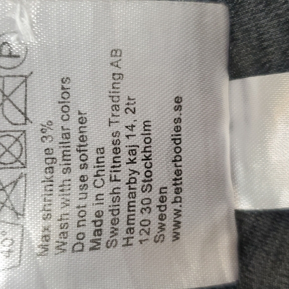 BETTER BODIES ASTORIA TIGHTS GRAPHITE, Size Small - Picture 6 of 15